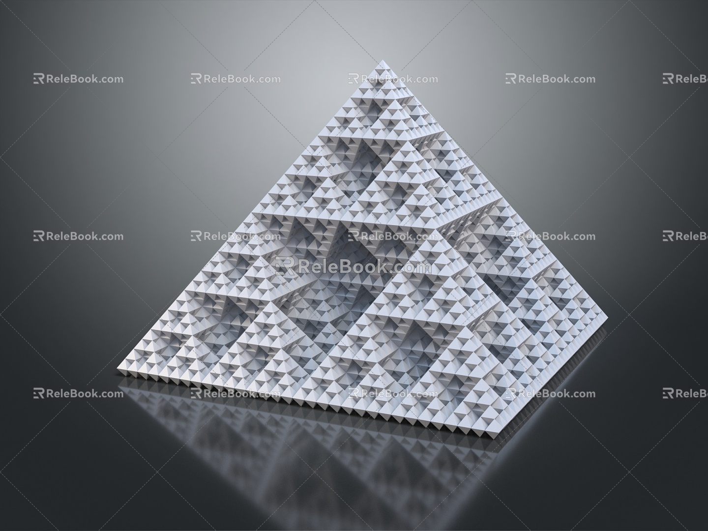 Modern Pyramid Temple Pyramid Structure 3d model