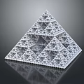 Modern Pyramid Temple Pyramid Structure 3d model