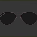 Stylish Red Aviator Sunglasses With Reflective Lenses And Metal Frame