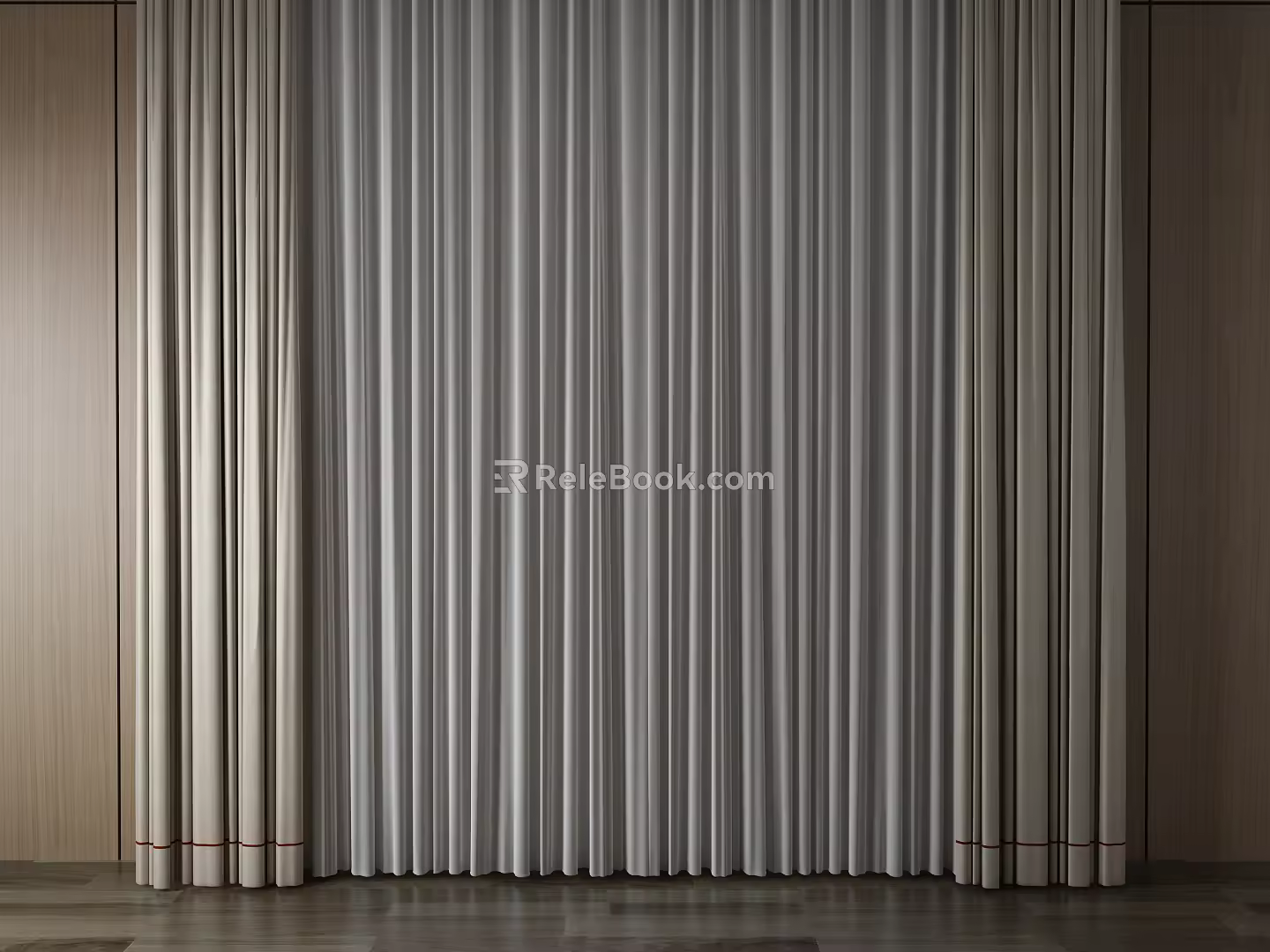 Modern Curtains 3d model