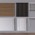 Venetian blinds Roller blinds Lifting blinds Curtain draw blinds 3d model