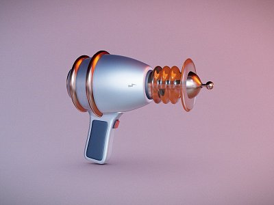 Space Gun Weapons 3d model