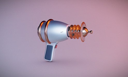 Space Gun Weapons 3d model