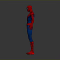 Spider Man 3D Model With Classic Red And Blue Costume Standing Pose