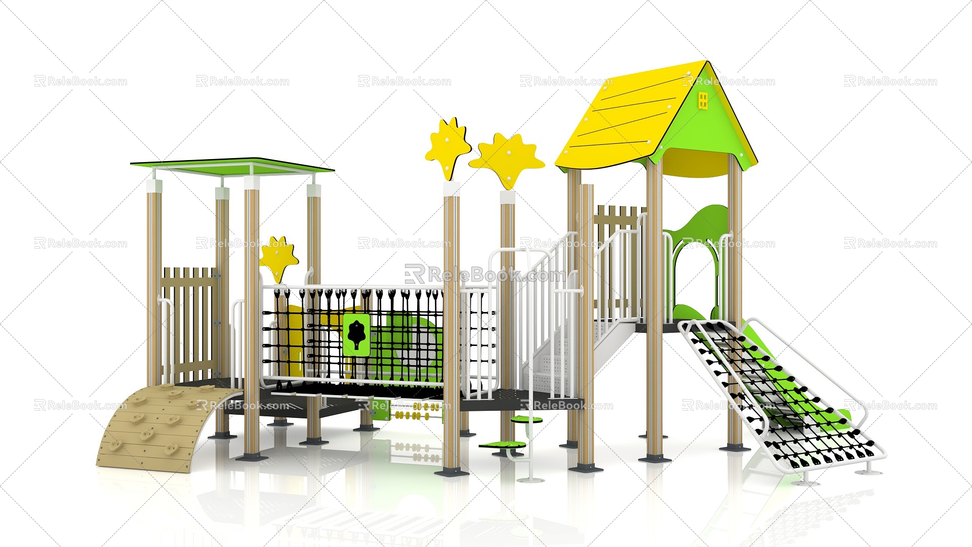 Children's Combined Slide Outdoor Slide Slide Slide Combined Slide Multifunctional Slide Children's Slide 3d model