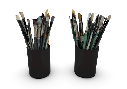 Brush Bucket 3d model