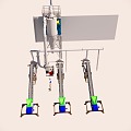 Dust collector dust removal workshop dust removal equipment 3d model