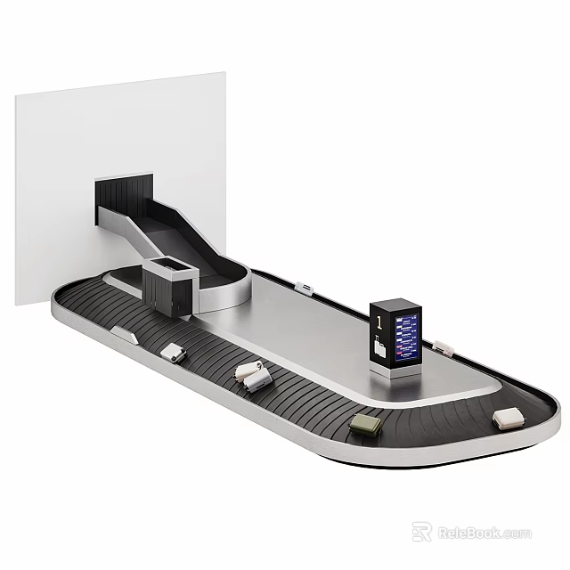 Modern Countertop Daily Electrical Appliance with Sleek Silver Base Black Components and Control Buttons 3d model 