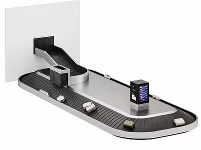 Modern Countertop Daily Electrical Appliance with Sleek Silver Base Black Components and Control Buttons 3d model