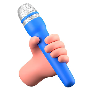 Modern Microphone Cartoon Microphone 3d model