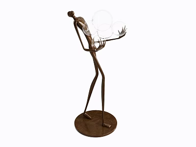 Modern special-shaped floor lamp Simple floor lamp 3d model