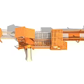 Modern slide combination non-standard 3d model