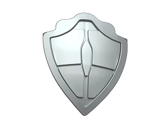 Modern Shield 3d model