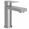 Modern Stainless Steel Faucet with Sleek Square Design and Tall Neck