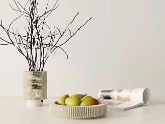 Modern ornaments combination 3d model