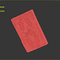 Classic Red Decorative Box With Intricate Gold Patterns And Elegant Design