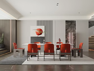 Modern Restaurant 3d model