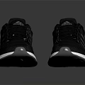 Adidas Sports Shoes With Dark Upper And White Sole Striped Design For Men