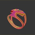 Ring Diamond Ring Gem Ring Women's Ring Wedding Ring Ring Ring Gold Ring Silver Ring Jewelry 3d model