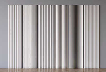 Modern Wall Panel Great Wall Panel Wave Panel Wall Trim Panel 3d model