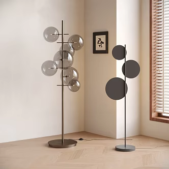 Modern Floor Lamp Multi-head Floor Lamp Light Luxury Floor Lamp 3d model