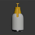 White And Yellow Plastic Household Spray Bottle For Daily Cleaning Tasks