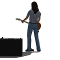 modern man 3d model
