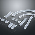 Modern Building Structure Featuring Curved White Modular Components And Design