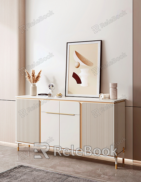 Modern Side Cabinet model