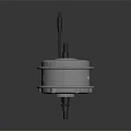 Industrial Silver Hub Motor Mechanical Component With Metal Bolts And Central Shaft