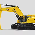 CAT Heavy Duty Tracked Industrial Excavator With Large Bucket And Cab