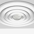Quiet Wind Ceiling Round Ceiling Ripple Ceiling Ripe Ceiling Moon Lamp 3d model