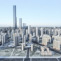 modern urban planning architectural innovation 3d model