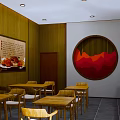 Traditional Beijing Roast Duck Restaurant With Chinese Style Entrance And Display Counters