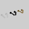 Stylish Modern Chrome Faucet Featuring Sleek Surface And Wall Mounted Design