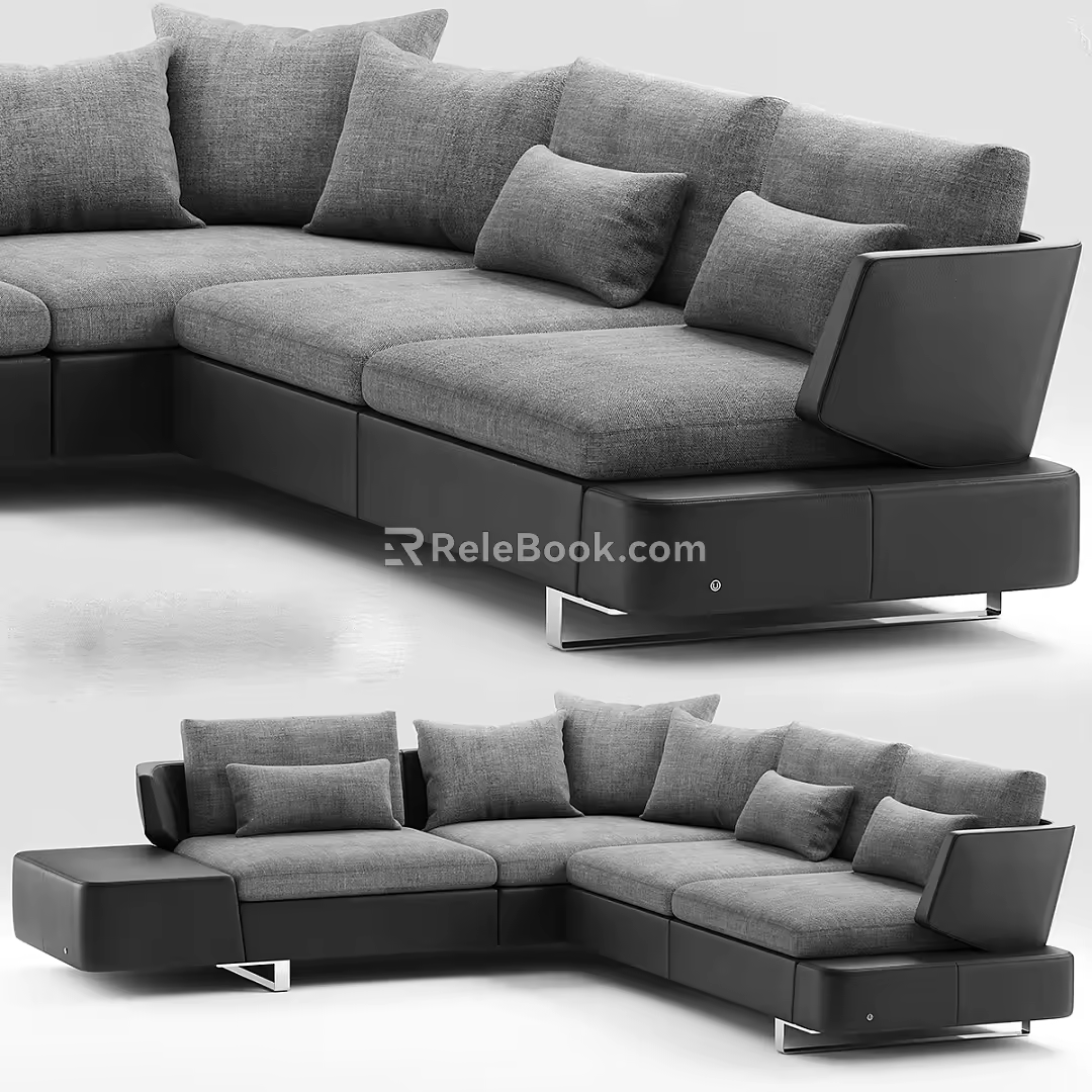Modern Multiplayer Sofa Multiplayer Sofa 3d model
