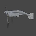 Osprey helicopter 3d model