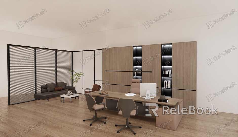 Modern Office Manager Office Boss Desk Office Sofa President Office Furniture Office Furniture Combination model