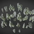 Natural Rock Formations In Various Shapes With Stalactites Stalagmites And Stone Structures