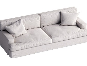 Silent double sofa 3d model