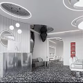 Modern Beauty Hair Salon Interior Featuring Styling Chairs Mirrors And Lighting