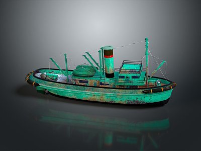 Engineering ship Industrial ship Digging ship Gold mining ship Sand dredging ship Earth dredging ship Large industrial ship Steam ship model