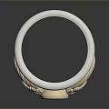 Elegant Fashion Ring With Intricate Wing Design And Central Gemstone Accent