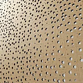 Wooden Panel Design Featuring Circular Cutouts And Geometric Patterns 3d model