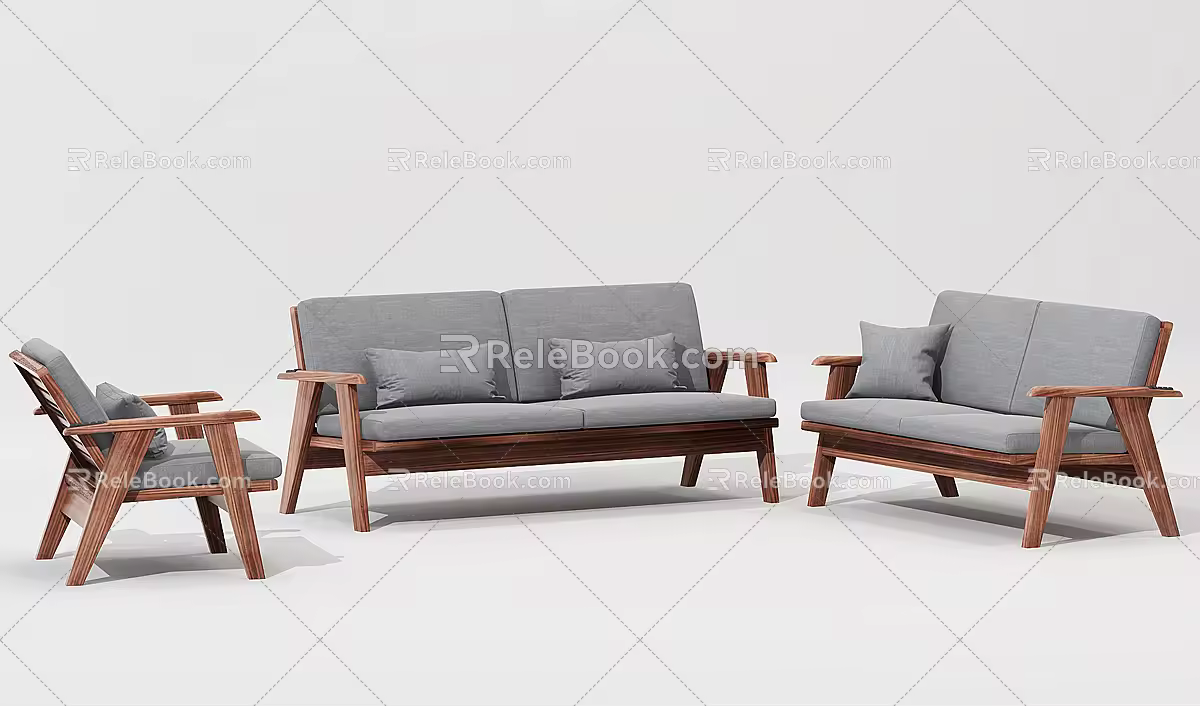 Combination sofa 3d model