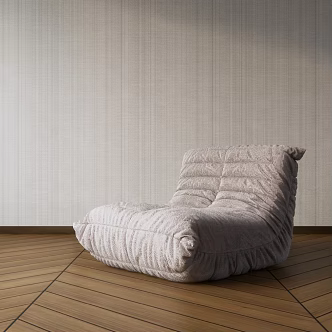 Modern Single Sofa 3d model