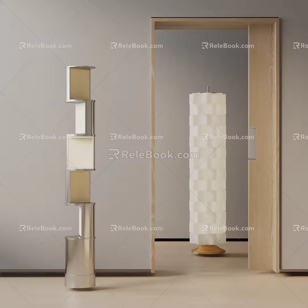 Modern floor lamp 3d model
