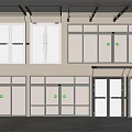 Various Styles Of Doors And Windows Display With Glass Panels And Frames