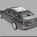 Lexus Silver Sedan With Sleek Design Sunroof And Multi spoke Wheels