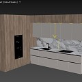 Kitchen Cabinet Kitchen Cabinet Integrated Cabinet 3d model